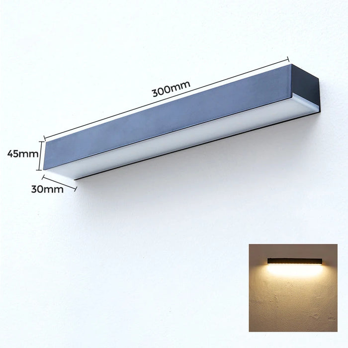 Solar Wall Light Outdoor Lighting Waterproof Fixture Doorway Courtyard Garden Balcony Home Decoration LED Solar Wall Lamp