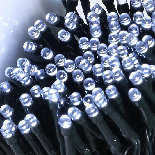 Outdoors Solar String Light 20/50/100LED 8 Modes Solar Lamp Waterproof for Gardens Wedding Party Valentines Christmas Tree Homes