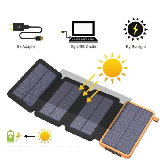 Xiaomi Solar Power Bank 200000mAh Large Capacity Super Fast Charging Foldable Outdoor Portable Powerbank for iPhone Huawei