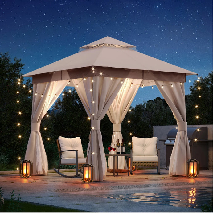 Solar Lanterns Outdoor Waterproof Hanging Lights for Outside Solar Table Lanterns Solar Wall Lantern Lights for Porch Patio Yard