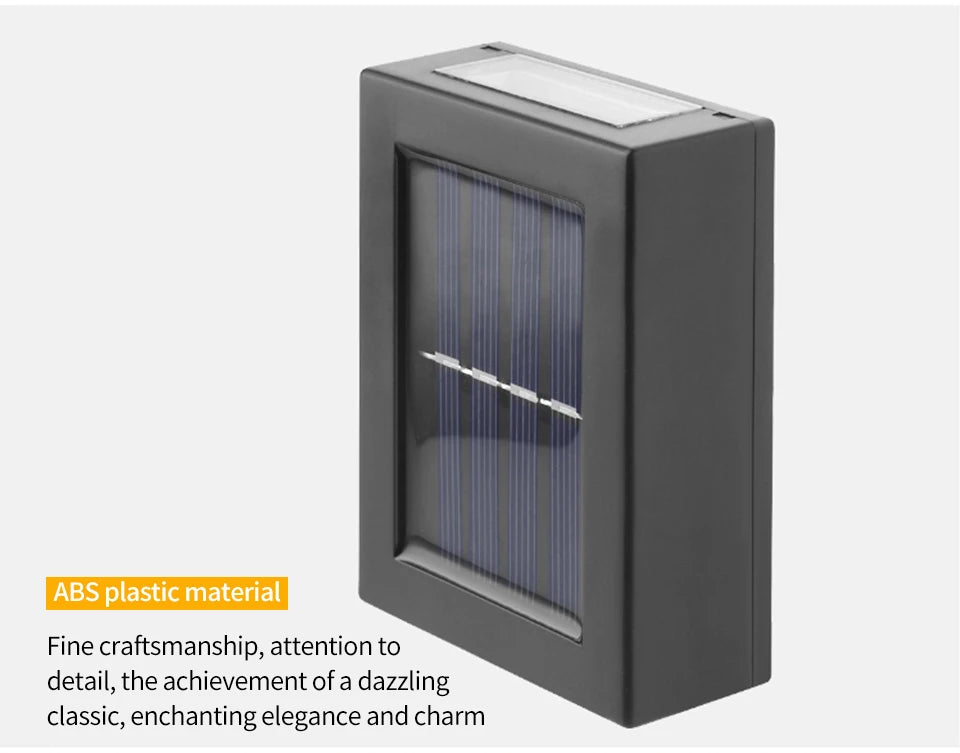 Solar Outdoor Street Light Wall Light Up Down Spotlight Solar Powered Waterproof Solar Light Garden Patio Decoration