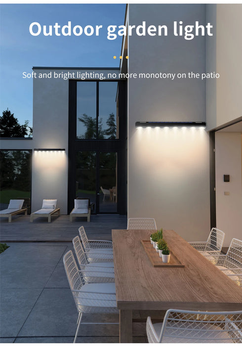 Solar Sign Light Outdoor LED Wall Lamp Address Light Dusk to Dawn Sunlight for Billboard Mailbox House Number Porch Fence Garden