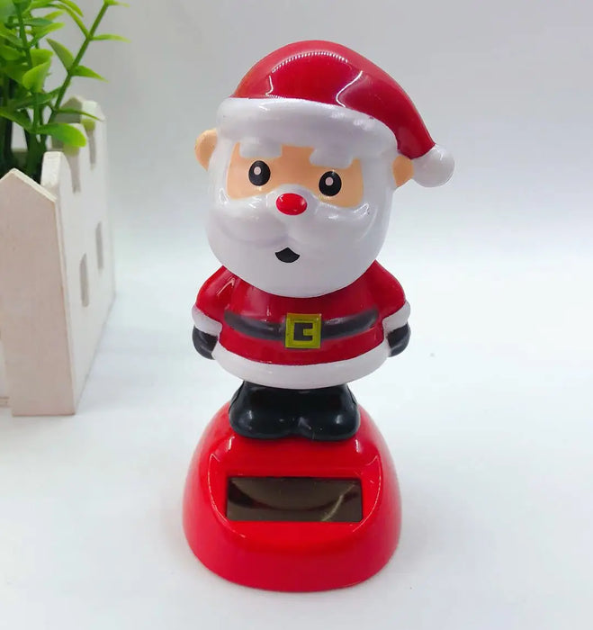 Christmas Desktop Home Decoration Solar Dancing Santa Claus Elk Snowman Merry Christmas Gift Home Accessorie Festival Decoration