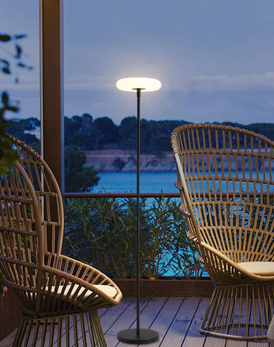 Nordic Outdoor Waterproof Solar Floor Light USB Portable Charging Minimalist Internet Red LED Eye Protection Courtyard Light