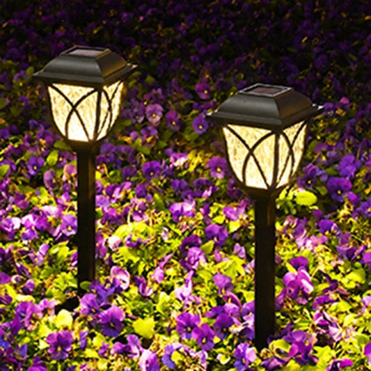 1-10Pack Solar Yard Lights Bright Lawn Lights Outdoor Waterproof Led Solar Pathway Lights Landscape Path Lights