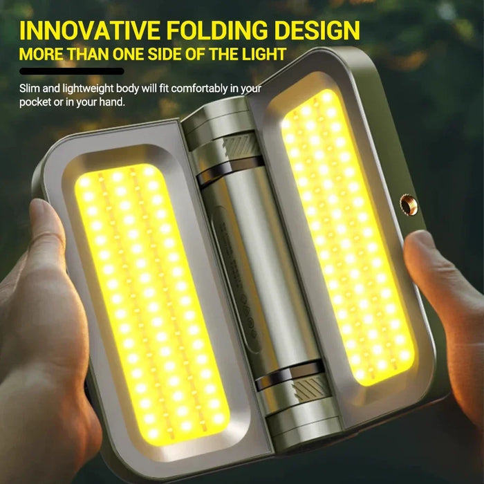 Solar LED Camping Light 5000mAh Portable USB Rechargeable Tent Lamp 5 Mode Torch Emergency Outdoor Waterproof  Hanging Lantern