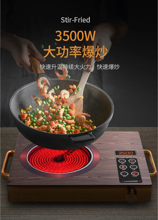 Solar Powered Stove Cooker 12v Dc 600W Battery Powered Cooker Ceramic Cooktops