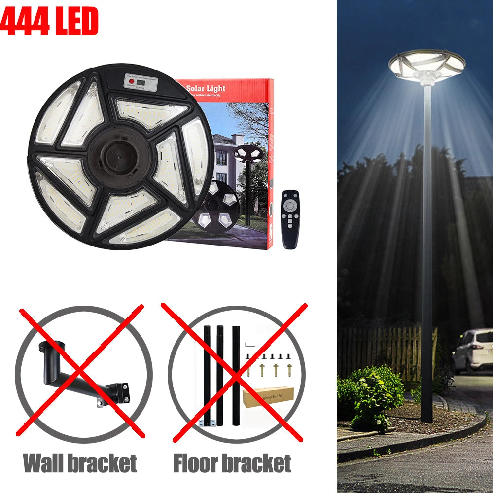 Solar outdoor street lamp UFO solar street lamp garden lamp with sensorintelligent light sensesuitable for all kinds of scenes
