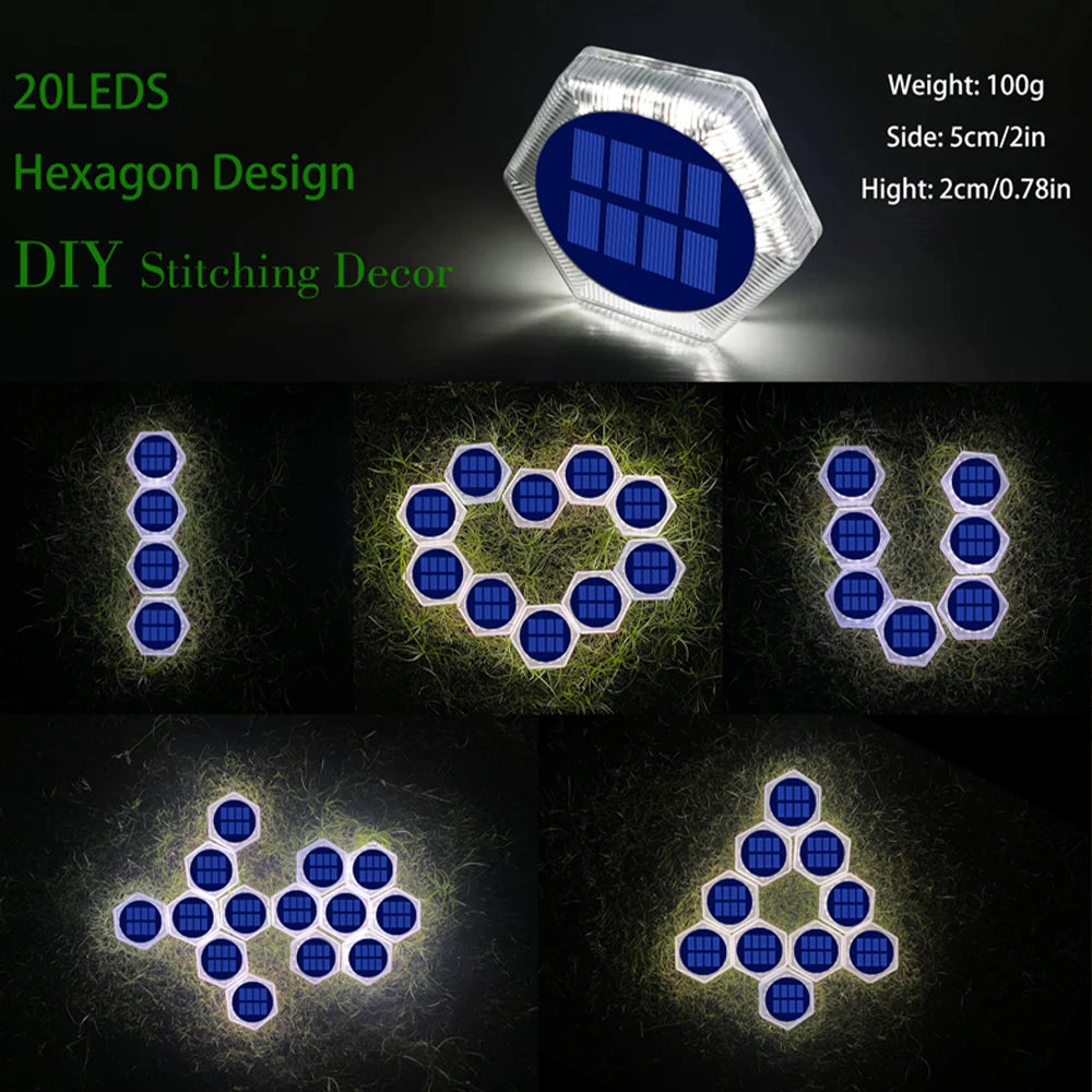 Solar Deck Lights Auto On/Off Dock Post Lights Driveway Fence Stairs Yard Patio Pathway Porch - Solar Powered Step Lights Blue