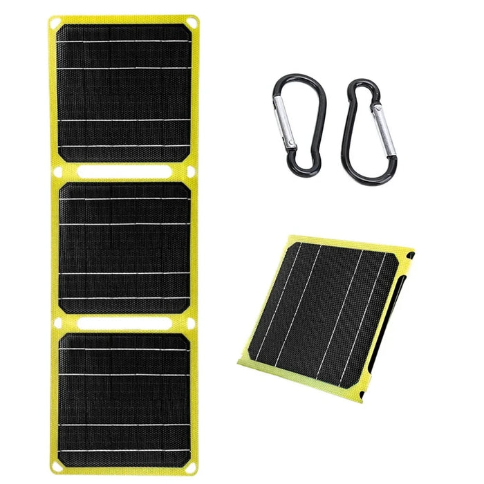 Outdoor Flexible Solar Panel 5V 30W 40W Portable Battery Mobile Phone Charge PD QC 3.0 9V 12V for USB A C Cells Power Bank