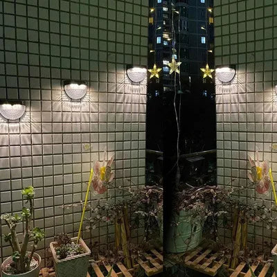 Solar Light Wall Lamps Outdoor Control Induction Courtyard Waterproof Decoration Solar Porch Yard Energy-saving Street Lights