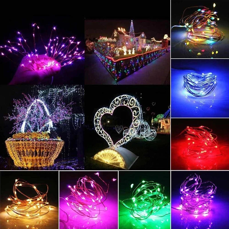 Solar Lamp String Lights 100/200/300/400 LEDs Fairy Holiday LED Outdoor Christmas Party Garland Solar Garden Waterproof Decor