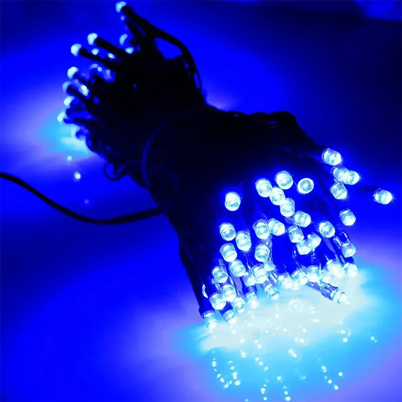 Solar String Light Fairy Outdoor Garden Waterproof Lamp Christmas Garland Xmas Holiday Party Home Halloween Decoration
