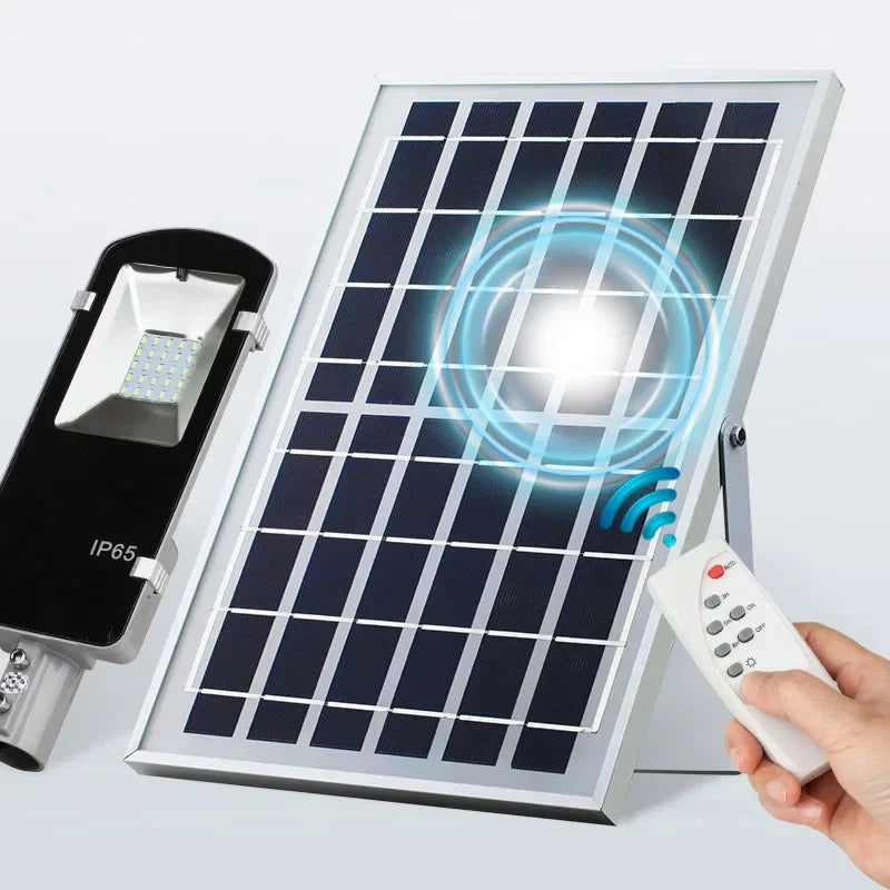 Super Bright Solar Street Light Outdoor IP67 Waterproof 3000mAh Auto on/Off Garden Lighting for Home Pathway Dusk To Dawn