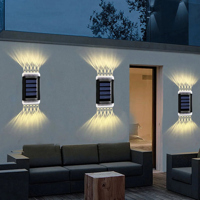 Solar Wall Light Outdoor Waterproof Balcony Wall Lights for Courtyard Street Landscape Garden Decor Lamp Solar Outdoor Wall Lamp