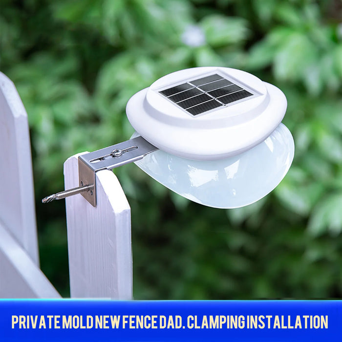 Hot Sale Fence Solar Light, Home Garden Outdoor Courtyard Fence Wall Decoration LED Outdoor Wall Light