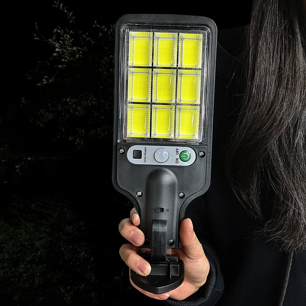 Big Led High Power Solar Street Lamp for Outdoor Garden Lighting Solar Sensor Lamp Outdoor Led Spotlights Decoration Wall Lights