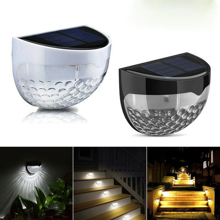 LED Solar Light Outdoor Wall Lamps Energy Garden Lamps Waterproof Solar Fence Lamp Christmas Decoration Festoon Led Light