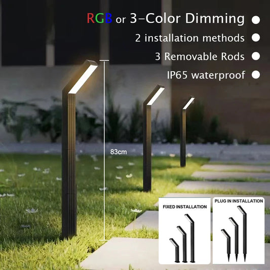 Solar Pathway Lights Outdoor Bright Solar Light IP65Waterproof Solar Powered Garden Lamp for Outside Walkway Patio Path Driveway