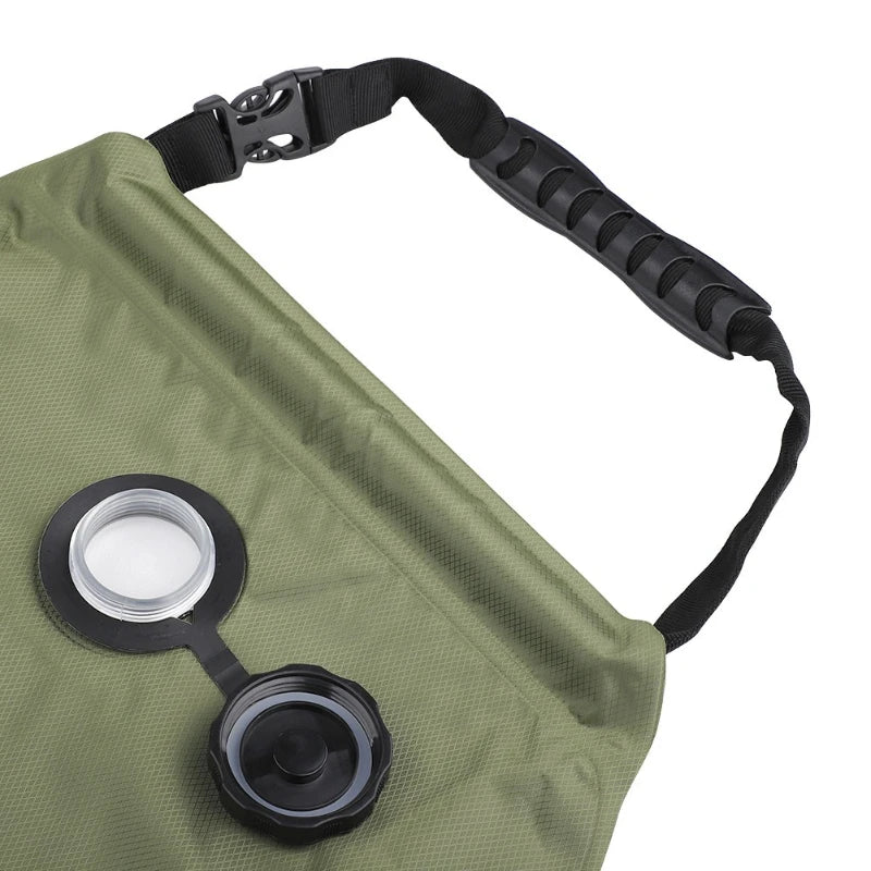 Camp Supplies Solar Heat Concentration 20L Outdoor Camping Bath Bag Portable Nature Hike Equipment Gadgets Novelty Hiking