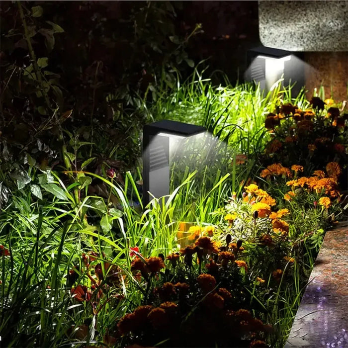 Modern Solar Lights Household Garden Waterproof IP65 Outdoor Solar Bollard LED Lawn Lamp Lighting Courtyard Decoration Lights