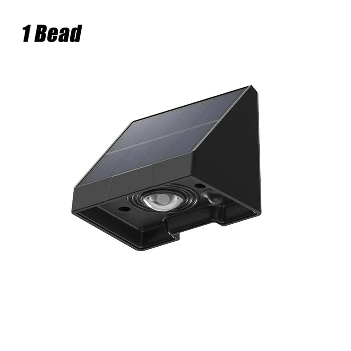Solar Wall Light Outdoor LED Lamp Waterproof 1/2/3/4LED Beads Solar Powered for Porch Balcony Countyard Wall Fence Decortions
