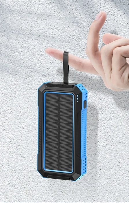 Solar panels Power bank Wireless charging solar phone charger 99000mAh with Camping Lamp Mobile Phone Charger USB Power bank
