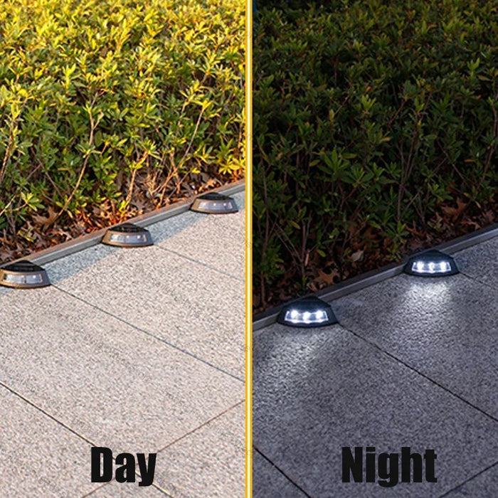 Outdoor Solar Step Lamp LED Decorative Lighting for Home Garden Staircase Patio Walkway Steps - Energy Efficient Garden Lights