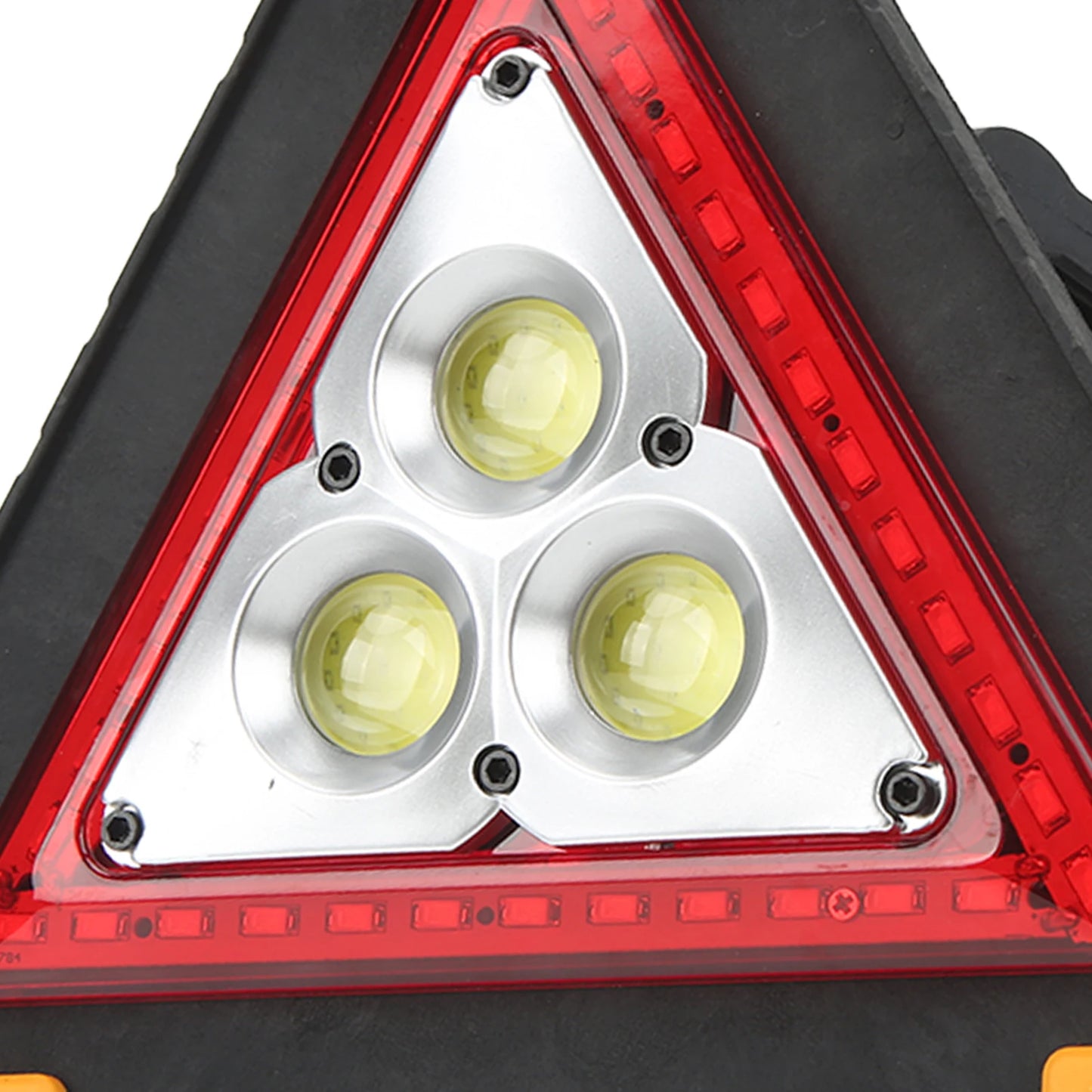 Solar Emergency Triangular Warning Light Safety Emergency Breakdown Alarm Lamp Portable Solar Light For Camping Working
