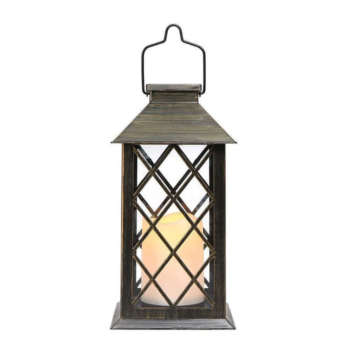 Solar LED Hanging Light Outdoor Garden Lantern Shape Ornament Backyard Porch Terrace Lawn Decoration Art Sculpture