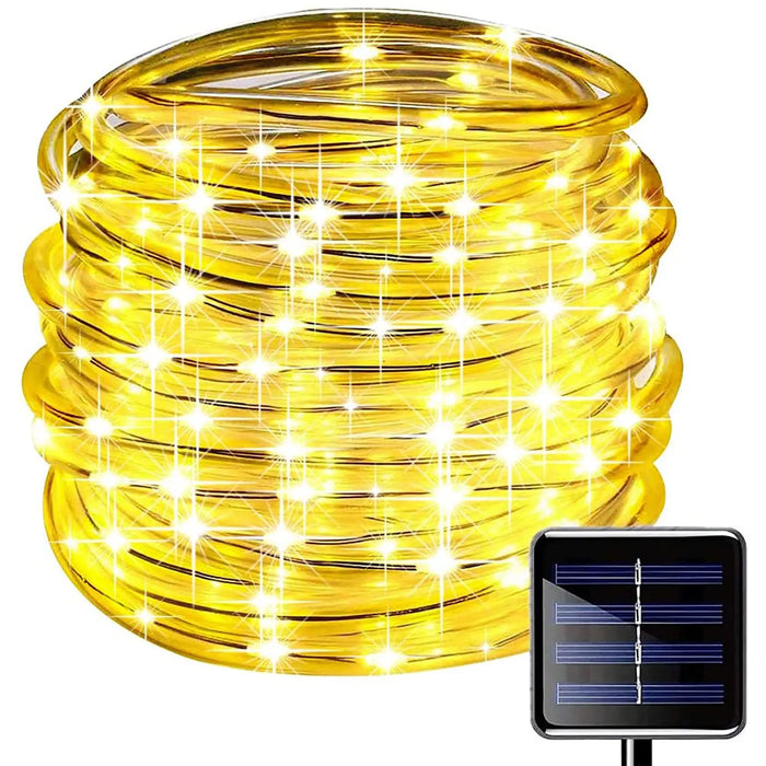Solar LED Strings Lamp Waterproof Outdoor 300 Lights 8 Mode Garden Decortion Christmas for Wedding Party Holiday 32m/22m