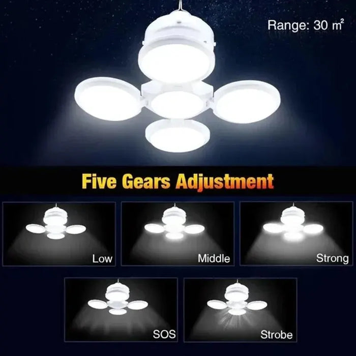 Portable Solar Camping Lantern Led Rechargeable Outdoor Hanging Tent Lamp Folding LED Football Bulbs With Hook Emergency Lights