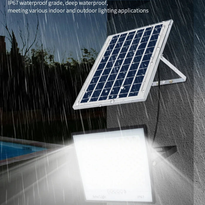 Solar Flood Lights Outdoor Waterproof LED Floodlight Super Bright Solar Lamp Panels LED Reflector Wall Garden Street Flood Light