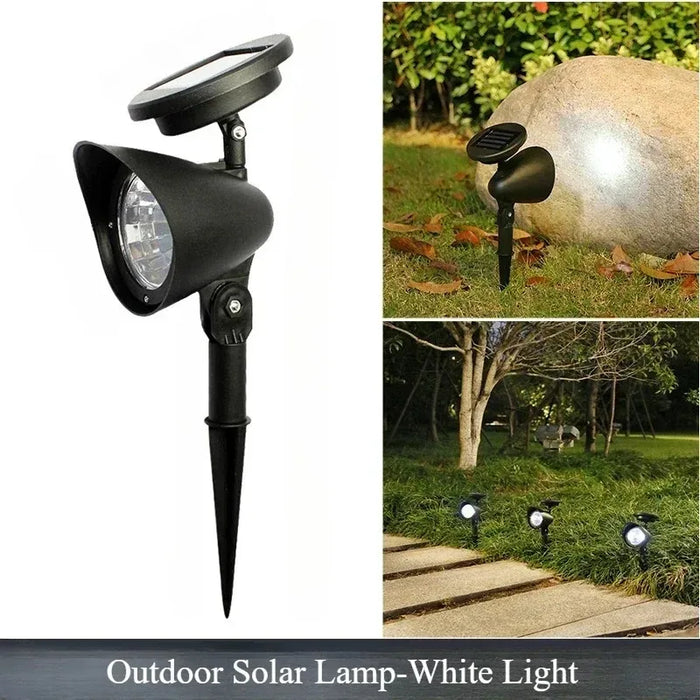 Solar LED Pathway Lawn Lamp Outdoor Waterproof Walkway Garden Decor Street Stake SpotLight for Landscape Yard Patio Driveway