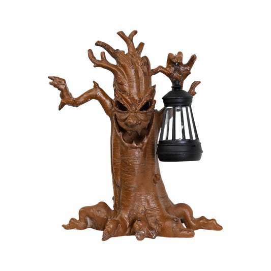 Halloween Tree Ornament Solar Handheld Light Festival Horror Atmosphere Scene Decoration Tree Ornament