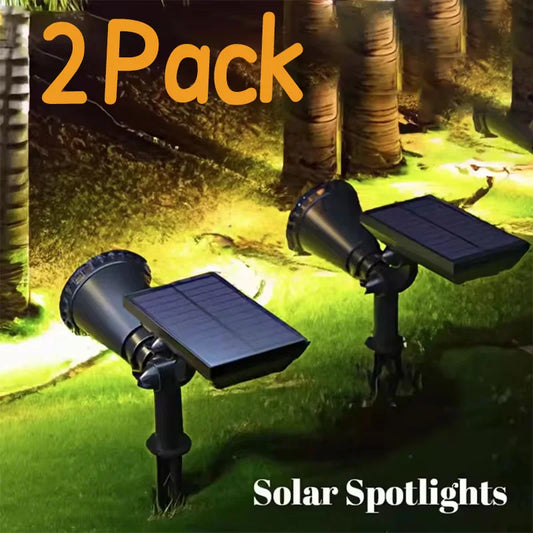 Solar Pathway Light Outdoor Waterproof Bright Monocrystalline Silicon Garden Decorate Light 9 LED Landscape Lamp for Yard Fenced