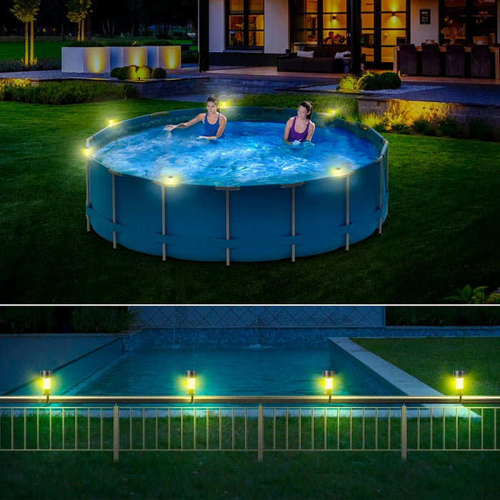 Outdoor Solar Lights Garden Lamp Solar Powered Waterproof Landscape Path LED Light for Yard Backyard Lawn Patio Decorative