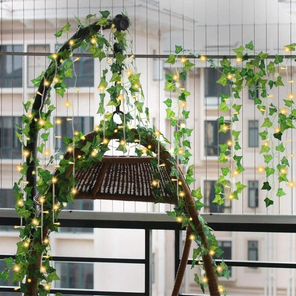 Fairy Lights Solar Lights Maple Leaf Waterproof Outdoor Garland 10M/5M/2M Solar Lamp Christmas Garden Wedding Party Decoration