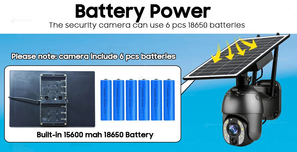 Home Outdoor Surveillance Solar Camera 4G SIM 50X Optical Zoom 4K Wifi Security Protection Cam Human Detection CCTV IP Cameras