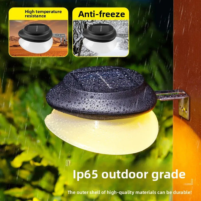 Fence solar lights for home gardens, outdoor courtyards, fence walls, decorative LED outdoor wall lights