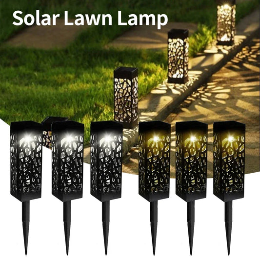 Outdoor Solar LED Solar Lawn Lights Waterproof Garden Decoration Lamp Yard Landscape Patio Pathway Retro Buried Path Light