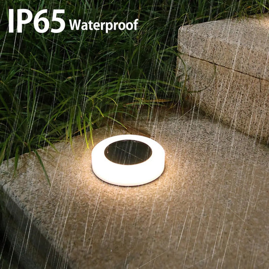 Solar Garden Lights Outdoor LED Solar Ground Lights Waterproof Landscape PathWay Floor Under Spot Lamp Decoration Lighting