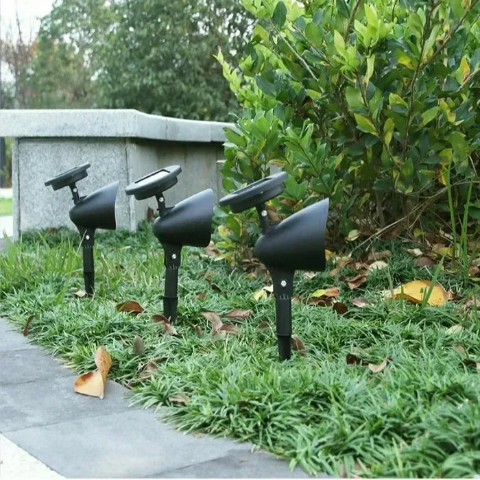 Solar LED Pathway Lawn Lamp Outdoor Waterproof Walkway Garden Decor Street Stake SpotLight for Landscape Yard Patio Driveway