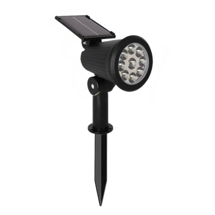 9/1 LED Solar Spotlights Waterproof Anti-freezing Brightness Adjustable Spot Light Pathway Lights Tree Lights Garden Decor Lamp