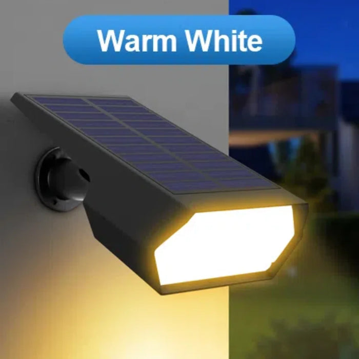 High Bright LED Solar Spotlight With Large Monocrystalline Silicon Solar Panel For Long Time Working Outdoor Garden Yard Pathway