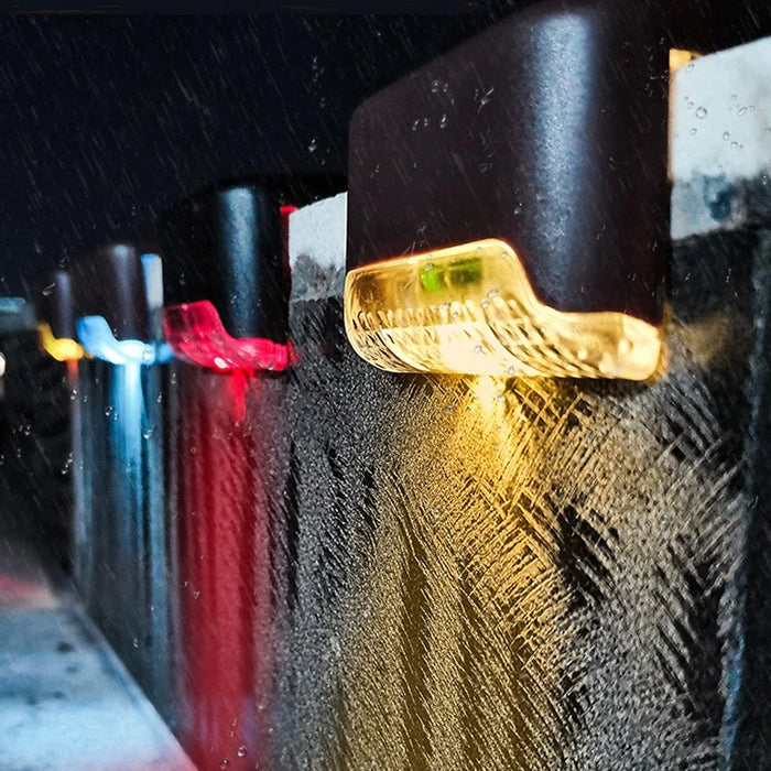 1/4/10/20pcs LED Solar Stair Light Waterproof Outdoor Garden Passage Courtyard Terrace Guardrail Step Light Landscape Light