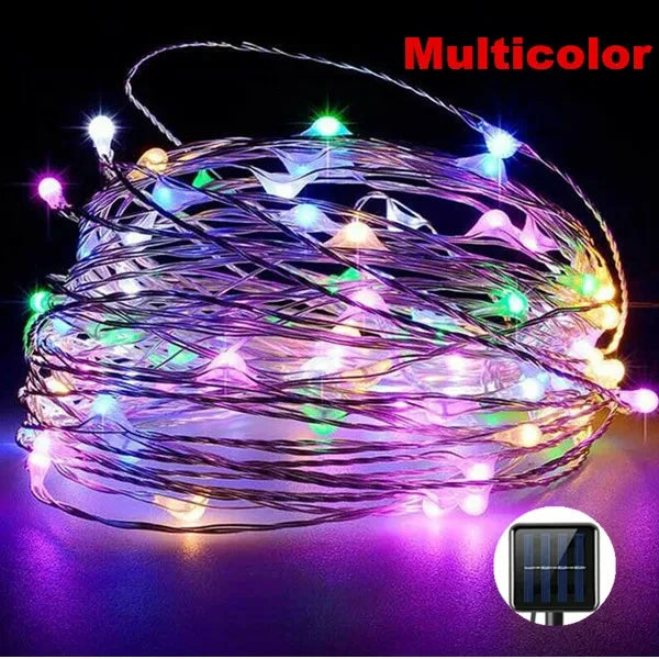 Solar Lamp String Lights 100/200/300/400 LEDs Fairy Holiday LED Outdoor Christmas Party Garland Solar Garden Waterproof Decor