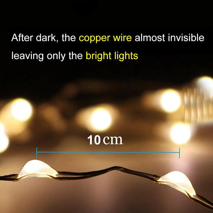 Solar String Light Outdoor Garden Fairy String Light Led Twinkle Waterproof Lamp for Christmas Patio Tree Party 5M/12M/22M/42M