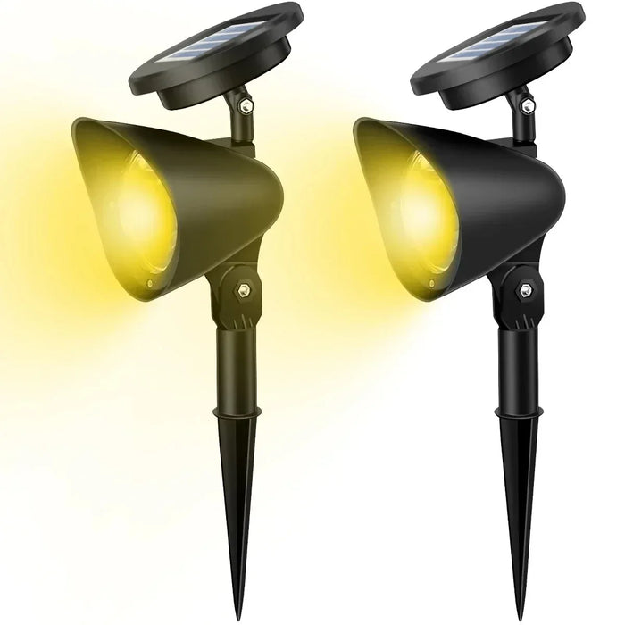 Solar LED Pathway Lawn Lamp Outdoor Waterproof Walkway Garden Decor Street Stake SpotLight for Landscape Yard Patio Driveway