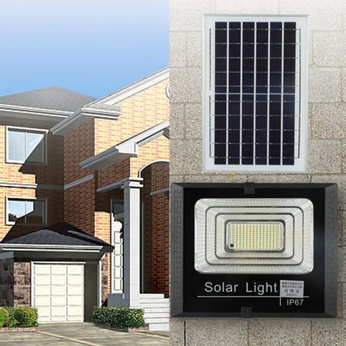 30-500W Solar Flood Lights with Remote Control Outdoor IP67 Waterproof Solar Powered Spotlight Solar Reflector Wall Lamps Hot